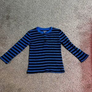 Black & Blue Kids Long Tee